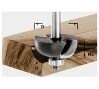 Festool 491018 Fraise à gorge creuse Longueur 54 mm Dimension produit, Ø 25.50 mm Longueur de travail 12.70 mm Diamètre de tige
