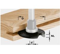 Festool 491057 Fraise à rainurer Dimension produit, Ø 40 mm Longueur de travail 3 mm Diamètre de tige 6 mm