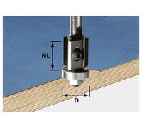 Fraise à araser avec plaquettes de rechange HW avec queue de 8mm FESTOOL HW S8 D19/20WM Z2 - 491082