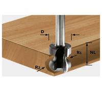 Festool 491140 Fraise pour poignée moulurée Longueur 59 mm Dimension produit, Ø 22 mm Longueur de travail 16 mm Diamètre de tige