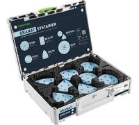 Festool 578196 Boîte de disques abrasifs Diamètre 90 mm Grain=60, 80, 120, 180 1 pc(s)