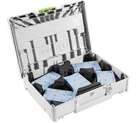 Festool 80x133 GR SYS 578194 Boîte de feuilles abrasives Grain 60, 80, 120, 180, 220 (L x l) 80 mm x 133 mm 1 set