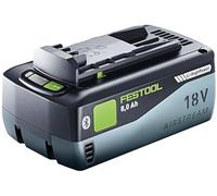Festool Batterie BP 18 Li 8,0 Ah HP-ASI - Haute Puissance 18 V | Accu Li-Ion 8,0 Ah avec technologie AIRSTREAM, Bluetooth et indicateur LED - compatible outils 18 V Festool
