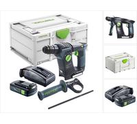 Festool BHC 18-Basic Marteau perforateur sans fil 1,8J SDS Plus Brushless 18V + 1x Batterie 3,0Ah + Chargeur + Systainer
