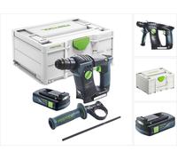 Festool BHC 18-Basic marteau perforateur sans fil 18 V 1.8 J SDS Plus Brushless + 1x batterie 3.0 Ah + Systainer - sans chargeur de batterie