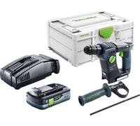 Festool BHC 18-Basic Marteau perforateur sans fil 18 V 1,8 J SDS Plus Brushless + 1x batterie 4,0 Ah + chargeur rapide + Systainer