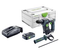 Festool BHC 18-Basic Marteau perforateur sans fil 18 V 1,8 J SDS Plus Brushless + 1x batterie 4,0 Ah + chargeur + Systainer