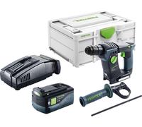 Festool BHC 18-Basic Marteau perforateur sans fil 18 V 1,8 J SDS Plus Brushless + 1x batterie 5,0 Ah + kit de charge rapide + Systainer