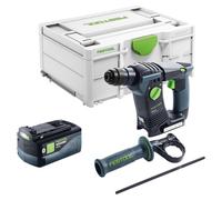 Festool BHC 18-Basic Marteau perforateur sans fil 18 V 1,8 J SDS Plus Brushless + 1x batterie 5,0 Ah + Systainer - sans chargeur