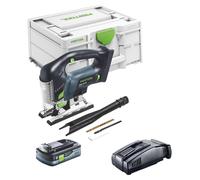 Festool CARVEX PSBC 420 EB-Basic Scie sauteuse pendulaire sans fil 18 V 120 mm Brushless + 1x batterie 4,0 Ah + chargeur rapide + Systainer