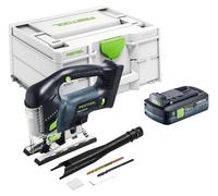 Festool CARVEX PSBC 420 HPC 4,0 EBI-Plus Scie sauteuse pendulaire sans fil 18 V ( 576532 ) 120 mm Brushless + 1x batterie 4,0 Ah + chargeur + systainer