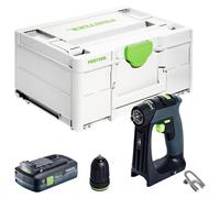 Festool CXS 18-Basic Perceuse-visseuse sans fil 18 V 40 Nm Brushless + 1x batterie 4,0 Ah + chargeur rapide + Systainer