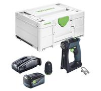 Festool CXS 18-Basic Perceuse-visseuse sans fil 18 V 40 Nm Brushless + 1x batterie 5,0 Ah + chargeur rapide + Systainer