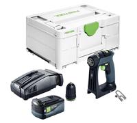 Festool CXS 18-Basic Perceuse-visseuse sans fil 18 V 40 Nm Brushless + 1x batterie 5,0 Ah + chargeur rapide + Systainer