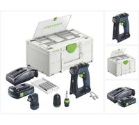 Festool CXS 18-Basic-Set Perceuse-visseuse sans fil 18 V 40 Nm Brushless + 1x batterie 3,0 Ah + chargeur + Systainer