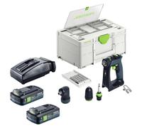 Festool CXS 18-Basic-Set Perceuse-visseuse sans fil 18 V 40 Nm Brushless + 1x batterie 4,0 Ah + chargeur rapide + Systainer