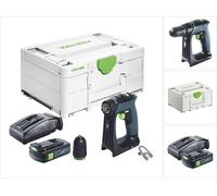 Festool CXS 18 Perceuse-visseuse sans fil 18 V 40 Nm Brushless + 1x batterie 3,0 Ah + chargeur + Systainer