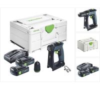 Festool CXS 18 Perceuse-visseuse sans fil 18 V 40 Nm Brushless + 2x batterie 3,0 Ah + chargeur + Systainer