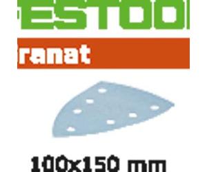 FESTOOL Delta feuilles abrasives Granat STF 100 x 150mm 7 trous P240, 100pcs NF : 577550