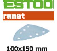 FESTOOL Delta Feuilles abrasives Granat STF 100 x 150mm 7 trous P320, 100pcs - AUSLAUF -