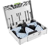 Festool Delta GR SYS 578195 Boîte de feuilles abrasives Grain 60, 80, 120, 180, 220 1 set