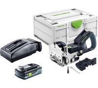 Festool DFC 500 E-Basic Fraiseuse à cheville sans fil DOMINO 18 V 4 - 10 mm + 1x batterie 4,0 Ah + chargeur + Systainer