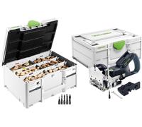 Festool DFC 500 E-Basic Fraiseuse à cheville sans fil DOMINO 18 V 4 - 10 mm + assortiment de chevilles + Systainer - sans batterie, sans chargeur