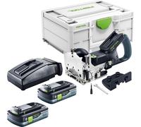 Festool DFC 500 E-Basic fraiseuse à tourillonner sans fil DOMINO 18 V 4 - 10 mm + 2x batterie 4,0 Ah + chargeur + Systainer