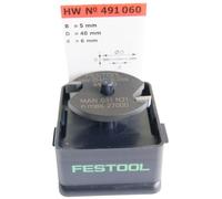 Festool Disque à rainurer HW 491060 Ø40 x 5 mm – tige 6 mm – 1 pièce