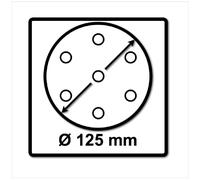 Festool disques abrasifs ponceuse orbitale Ø125 P60 - x50