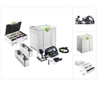 Festool DOMINO XL DF 700 EQ-Plus, fraiseuse à chevilles 720 W + assortiment de connecteurs Festool SV-SYS D14 Domino + Systainer