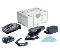 Festool DTSC 200-Basic Ponceuse Delta sans fil 18 V 145 x 195 mm Brushless + 1x batterie 3,0 Ah + chargeur + Systainer