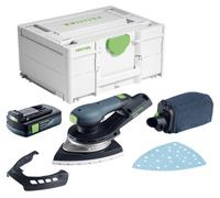Festool DTSC 200-Basic Ponceuse Delta sans fil 18 V 145 x 195 mm Brushless + 1x batterie 3,0 Ah + Systainer - sans chargeur