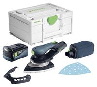 Festool DTSC 200-Basic Ponceuse Delta sans fil 18 V 145 x 195 mm Brushless + 1x batterie 5,0 Ah + Systainer - sans chargeur