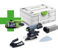 Festool DTSC 400-Basic-ERGO Ponceuse Delta sans fil 18 V 100 x 150 mm ( 577029 ) Brushless + 1x batterie 3,0 Ah + Systainer - sans chargeur
