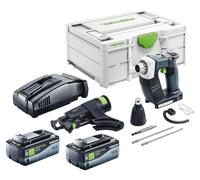 Festool DURADRIVE DWC 18-2500 Basic Visseuse de chantier sans fil 18 V 18 Nm Brushless + 2x batterie 8,0 Ah + chargeur rapide + Systainer