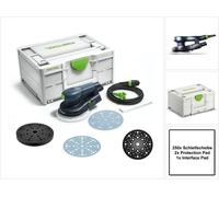 Festool ETS EC150/3 EQ-Plus Ponceuse excentrique 400 W 150 mm Brushless + 250x disques + 2x Protection Pad + Interface Pad + systainer