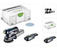 Festool ETSC 125 18V Ponceuse excentrique hybride sans fil 125mm brushless + Boîtier Systainer + 1x Adaptateur ACA 220-240/18V Ergo