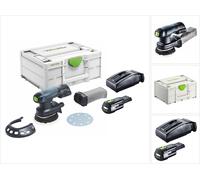 Festool ETSC 125-Basic Ponceuse excentrique sans fil 18 V 125 mm Brushless + 1x batterie 3,0 Ah + chargeur + Systainer