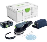 Festool ETSC 2 125-Basic Ponceuse excentrique sans fil 18 V 125 mm Brushless + 1x batterie 3,0 Ah + Systainer - sans chargeur
