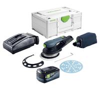 Festool ETSC 2 150-Basic Ponceuse excentrique sans fil 18 V 150 mm Brushless + 1x batterie 5,0 Ah + chargeur + Systainer