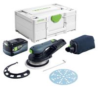 Festool ETSC 2 150-Basic Ponceuse excentrique sans fil 18 V 150 mm Brushless + 1x batterie 5,0 Ah + Systainer - sans chargeur