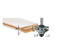 Festool Fraise à languetter/profiler HW S8 D46 x D12-FD queue de 8 mm 490643