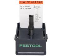 Festool Fraise à rainurer HW S8 D8/20 WP Z1 - 491078, Ø 8 mm, longueur 50 mm, plaquettes réversibles