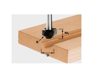 Festool Fraise quart de rond HW S8 D23/R6 Quantité:1