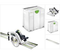 Festool HK 85 EB-Plus-FS Scie circulaire à main Scie à onglets 2300W 230mm dans Systainer ( 574661 ) + lame de scie HW + rail de guidage