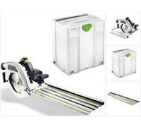 Festool HK 85 EB-Plus-FSK 420 Scie circulaire à main Scie à onglets 1900W 230mm dans Systainer ( 574665 ) + lame de scie HW + rail à onglets