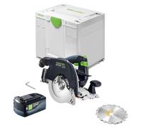 Festool HKC 55 KEB-Basic Scie circulaire portative sans fil 18 V 160 mm Brushless + 1x batterie 5,0 Ah + Systainer - sans chargeur