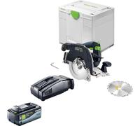 Festool HKC 55 KEB-Basic Scie circulaire portative sans fil 18 V 160 mm Brushless + 1x batterie 8,0 Ah + chargeur + Systainer