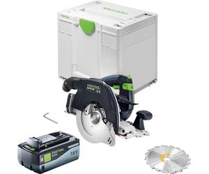 Festool HKC 55 KEB-Basic Scie circulaire portative sans fil 18 V 160 mm Brushless + 1x batterie 8,0 Ah + Systainer - sans chargeur